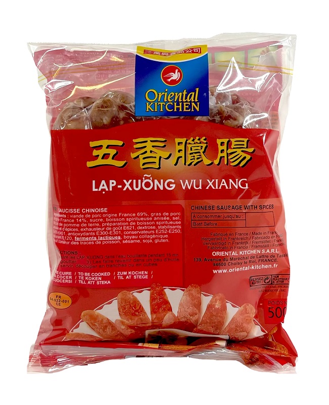 Salsicce cinesi di maiale ai 5 aromi - Oriental Kitchen 500g.